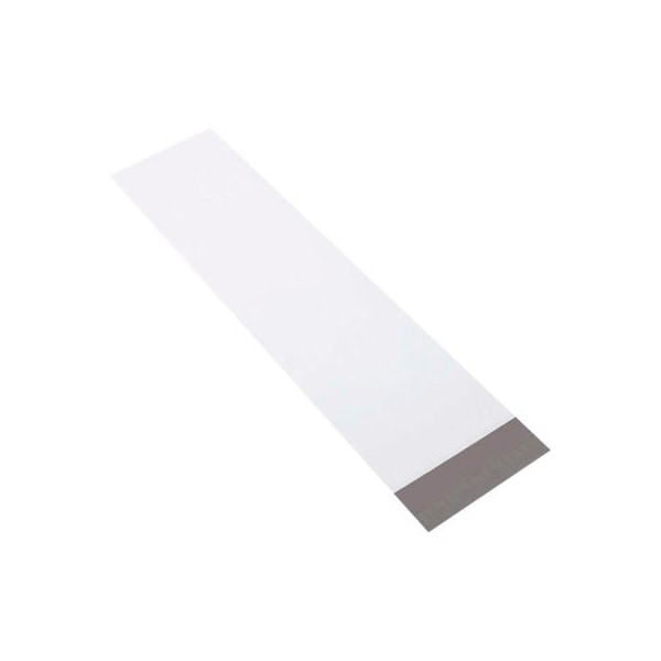 Box Packaging Long Poly Mailers 8-1/2W x 33L 4 Mil White 100/Pack LPM833 - main